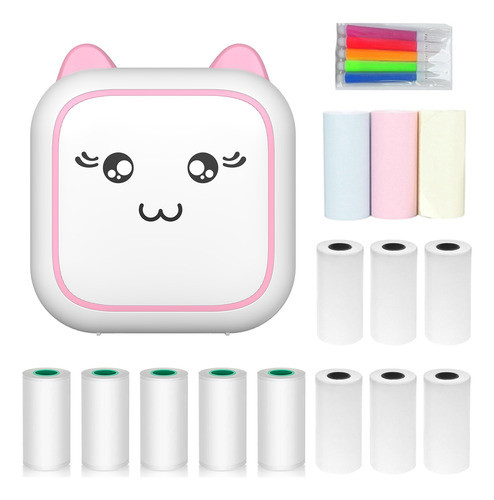 Adesivo De Impressora De Etiquetas Portátil Com Conexão Mult 0