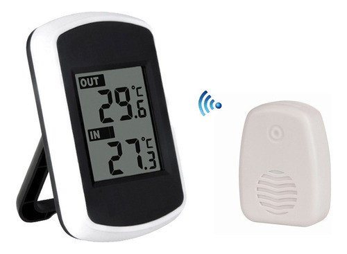 Termômetro Digital Sem Fio Lcd Para Medidor De Temperatura 0