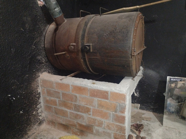 Horno A Leña De Hierro Artesanal 0