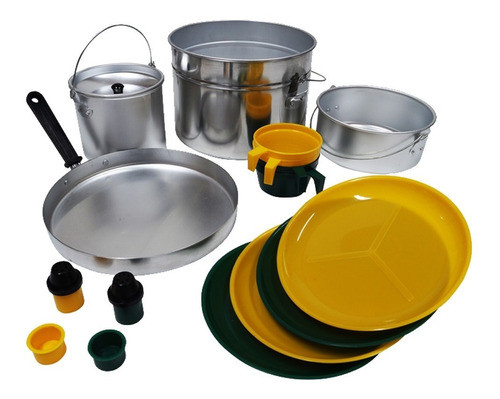 Marmita Ntk Cook 4 P Camping 16 Piezas 1,4 Kg Ollas Platos 0