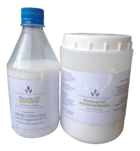 Resina Naturacril Ecologica No Toxica X 1.400gr. 0