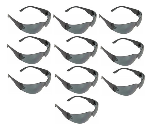 Anteojo De Seguridad Eco Line Gris Hc X10 Libus 0