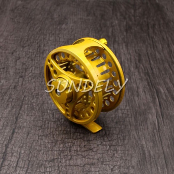 Nuevo Aluminio Amarillo Mosca Carretes 5/6 Mm 85 Izquierda O 0 Nuevo Aluminio Amarillo Mosca Carretes 5/6 Mm 85 Izquierda O 0