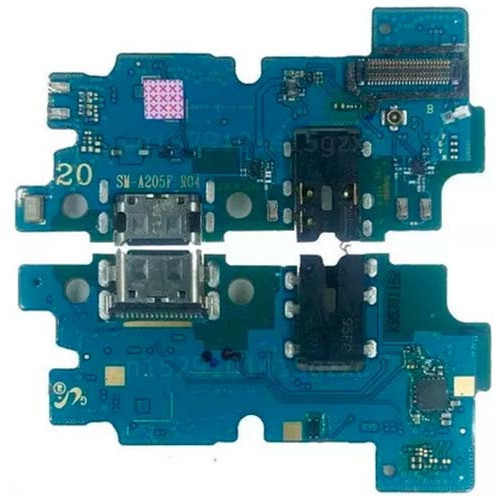 Placa De Carga Completa Para Samsung A20 A205 Carga Rápida 0