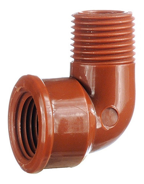 Codo Polipropileno Hembra-macho 1  Para Agua Pack X10 Unid 0