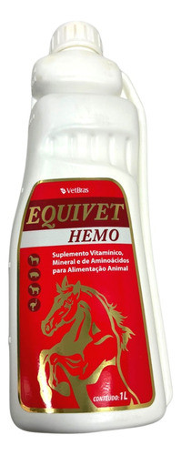 Suplemento Hemolitan 1lt Equivet Vetbras 0
