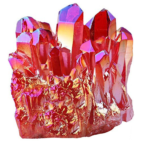 Mookaitedecor Titanio Recubierto De Piedra Natural Cristal C 0