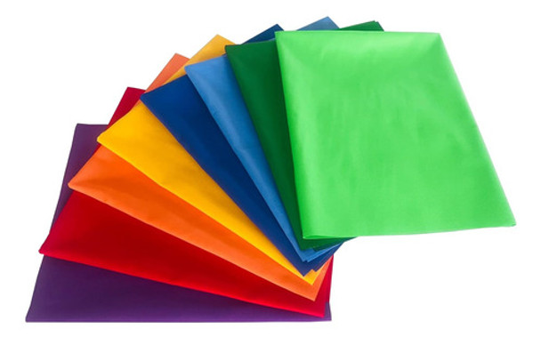 Telas De Algodón Para Coser, 8 Sólidas, 45cm X 55cm Cada Una 0 Telas De Algodón Para Coser, 8 Sólidas, 45cm X 55cm Cada Una 0