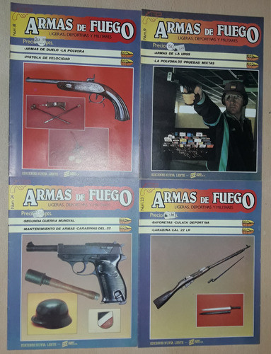 4 Revistas Armas De Fuego Leer Descripción 0