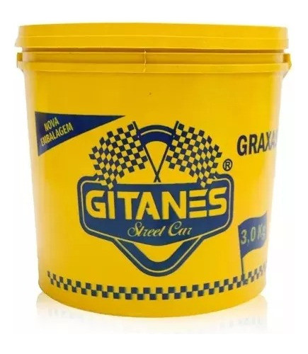 Graxa Grafitada Rolamento Gitanes Balde 3kg 0
