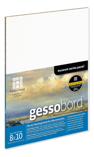 Tabla De Madera Gessobord Serie Museo, 20cm X 25cm, Perfil P 0