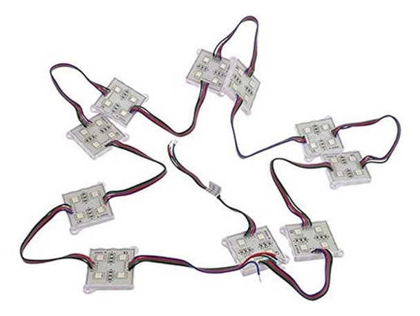 Módulos Led Ledwholesalers Impermeables Cambia Color 10u 5ft 0