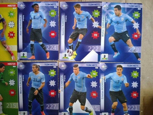 Copa America Chile 2015, Cartas Panini 0