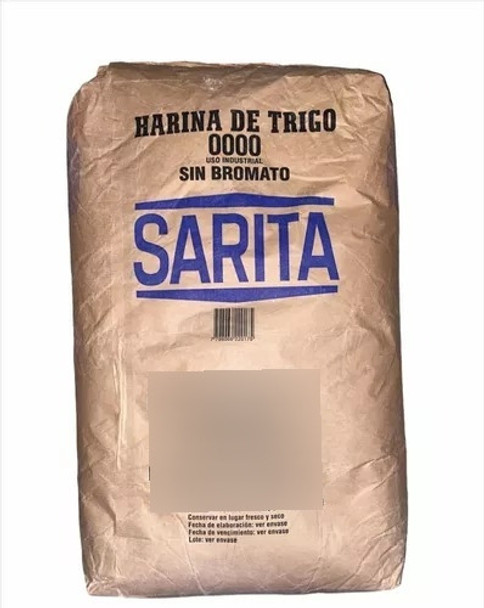 Harina De Trigo Sarita 0000  Bolson  X 25 Kg 0 Harina De Trigo Sarita 0000  Bolson  X 25 Kg 0