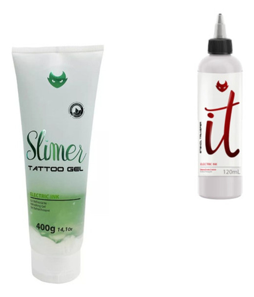 Slimer Electric Ink 400g + Transfer It 120ml Tattoo Tatuagem 0