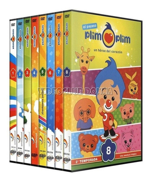 El Payaso Plim Plim Pack Colección 8 Dvds Temporada 1 Y 2 0