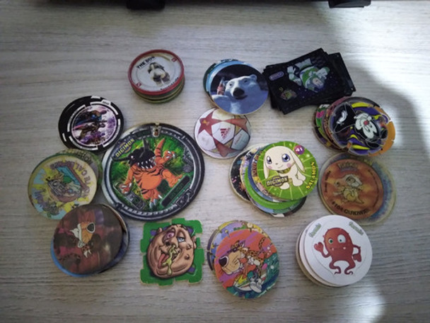 Lote Tazos Antiguos Variados 90 Y 00s 0