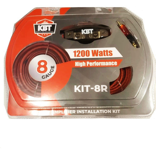 Kit De Cables Kombat Para Amplificador. 0