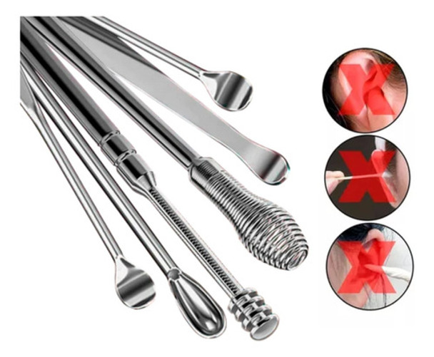 Kit Set De Limpieza E Higiene Cera Oídos Orejas Reutilizable 0