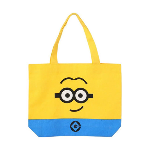 Bolsa Trapezoidal Modelo Minions Cor Amarela Tam: 34x26x8cm. 0