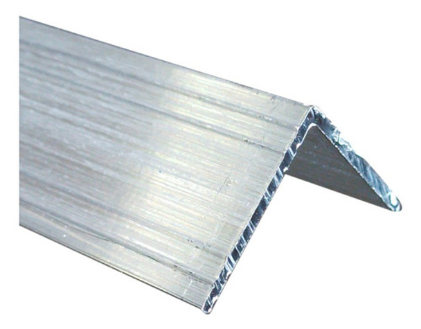 Perfil L 25x25 3mts Aluminio Natural Con Relieve Avellaneda 0