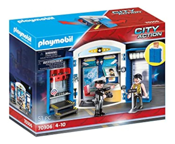 Playmobil Caja De Juego Para Estación De Policía 0