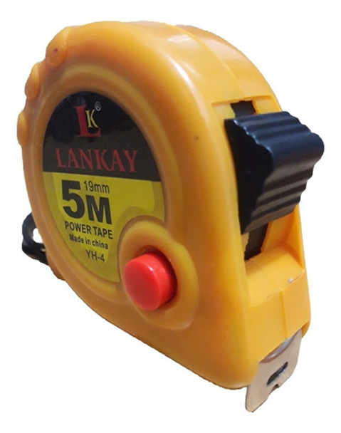 Cinta Metrica Lankay 5 Mts Fleje 19mm Freno Clip 0