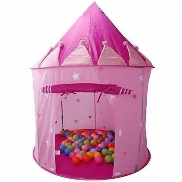 Pelotero Carpa Castillo Infantil Autoarmable + 50 Pelotitas 0