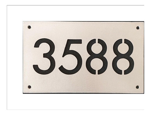 Numero De Puerta Hierro 23x15cm ¡¡¡leer Descripcion!!! 0