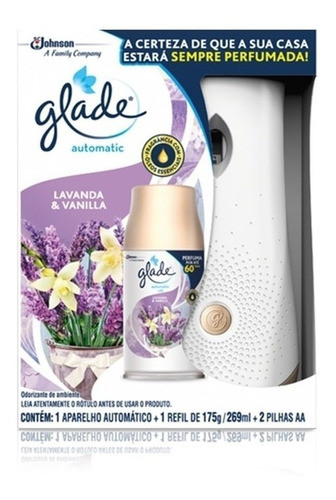 Kit Aparelho De Ambiente Glade Lavanda 0