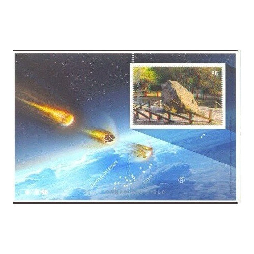 2007 Meteorito- Argentina (bloque) Mint Hb179 0