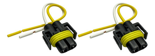 Par Conector Encaixe Chicote Soquete Lâmpada H8 H11 H9 H10 0
