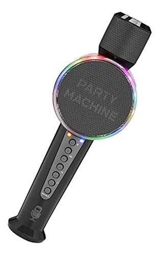 Singing Machine Micrófono De Máquina De Karaoke Con Bluetoot 0