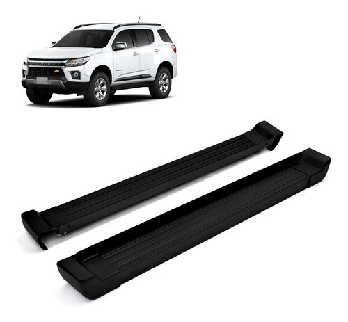 Estribo Lateral Plataforma Aluminio Preto Trailblazer 2022 0