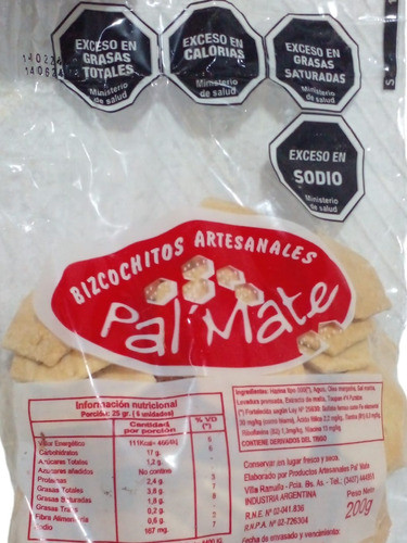 Representante  Bizcochos Artesanal Pal'mate 0
