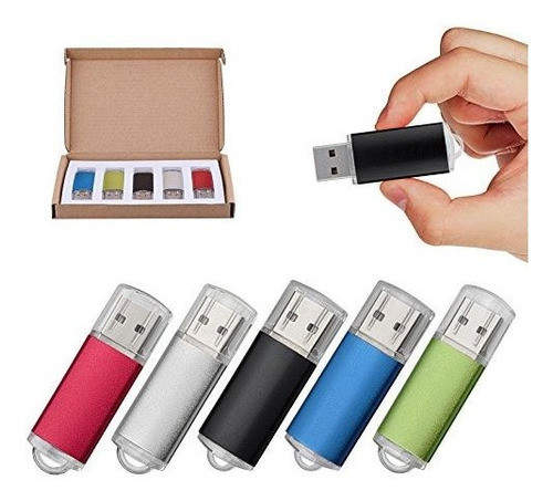 Topesel 5 Pack 32gb Usb 20 Flash Drive Memoria Stick Thumb D 0
