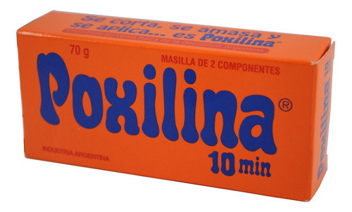 Masilla Epoxi De 2 Componentes 70g Poxilina 0