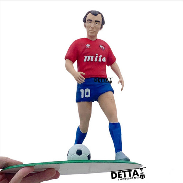 Figura De Ricardo Bochini Impresa En 3d - Detta3d 0