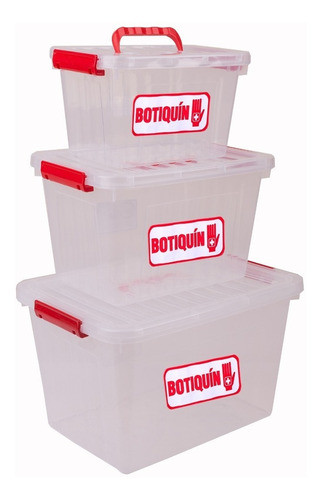 Botiquin X 3 Caja De Primeros Auxilios Set 0