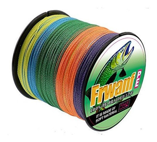 Línea De Pesca Trenzada Frwanf Multifilamento 100m 150 Lb 0