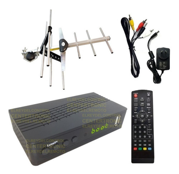 Kit Tda Deco Receptor Tv Digital + Antena Exterior Hd Aeu-05 0