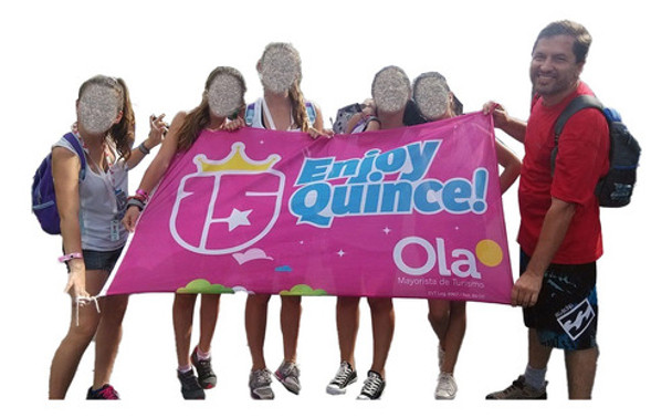 10 Banderas Publicitarias Fullcolor 80 X 50 Cm Con Refuerzos 0