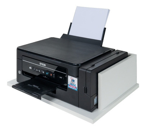 Suporte Impressora Prateleira Mdf Branco. 0