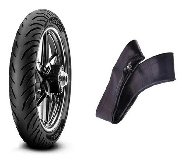 Cubierta 2.75-17 Pirelli Super City Wave Mirage Y Camara 0