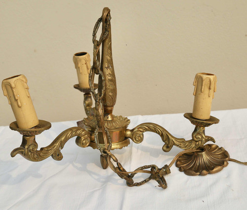 Arañas De Bronce 3 Y 6 Luces 0