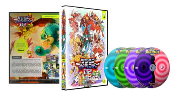 Dvd Digimon Adventure 02 Completo Dublado Ed De Colecionador 0