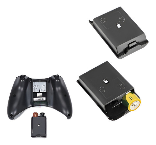 2pcs Aa Contraportada Shell Caso Batería Para Xbox 360 Contr 0