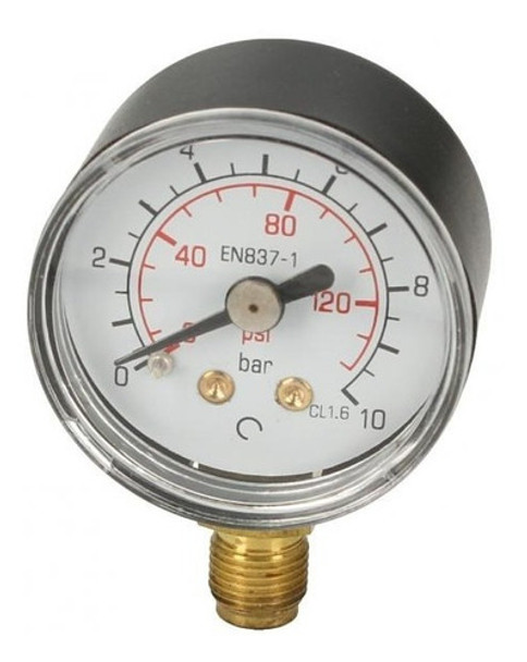 Manómetro Seco Codital 0 A 6 Bar - 63 Mm Rosca Radial 1/4 0