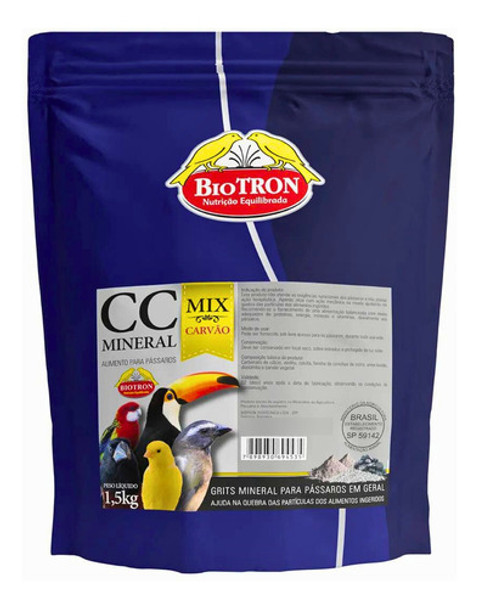Biotron Cc Mineral Mix C/ Carvão - 1,5 Kg 0