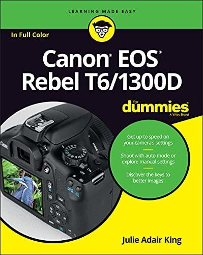 Book : Canon Eos Rebel T6/1300d For Dummies (for Dummies... 0